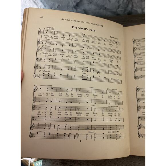 The Beacon Song Collection Rare 1st Edition Antique 1900 by Herbert Griggs - Picture 8 of 12